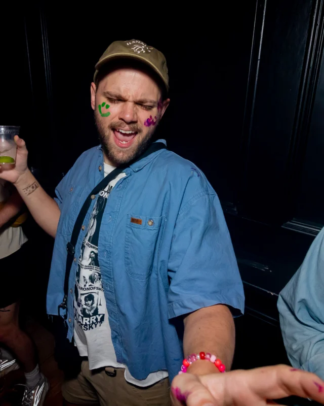 Nonsense dance party - April 2025 (Easter Edition) - Kimber and Tacosaurus Rex were the DJs - Photo by @hellacurious