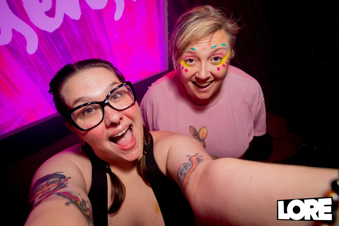 Nonsense dance party - April 2025 (Easter Edition) - Kimber and Tacosaurus Rex were the DJs - Photo by @hellacurious