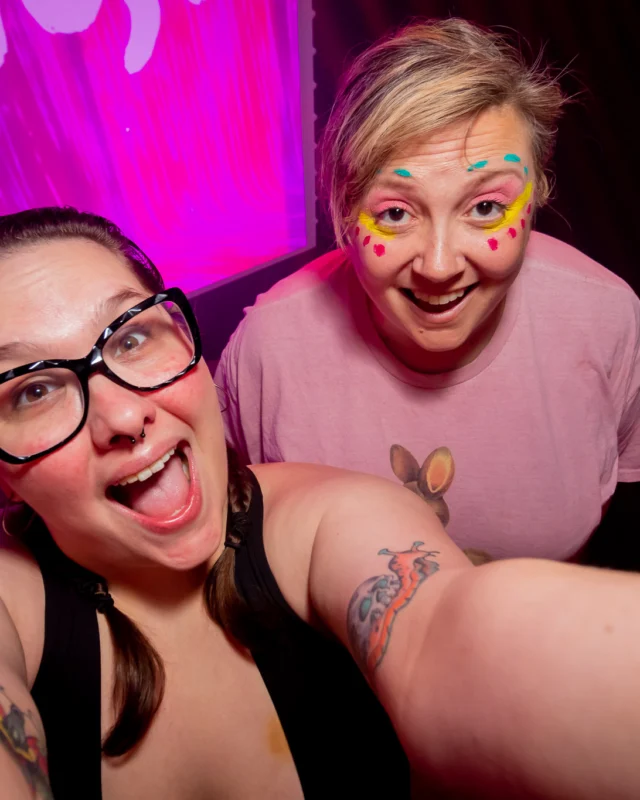 Nonsense dance party - April 2025 (Easter Edition) - Kimber and Tacosaurus Rex were the DJs - Photo by @hellacurious