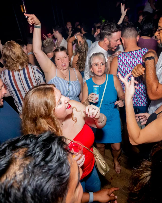 Hot Mess dance pop party - July 2025 - Kimber was the DJ - Photo by @hellacurious