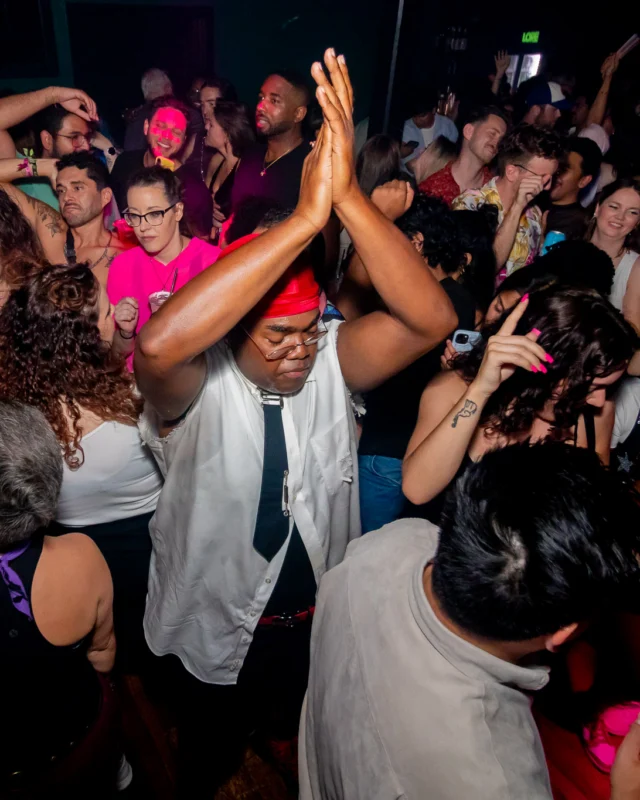 Hot Mess dance pop party - July 2025 - Kimber was the DJ - Photo by @hellacurious