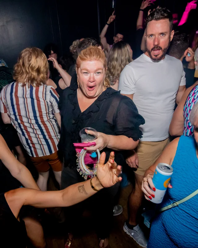 Hot Mess dance pop party - July 2025 - Kimber was the DJ - Photo by @hellacurious