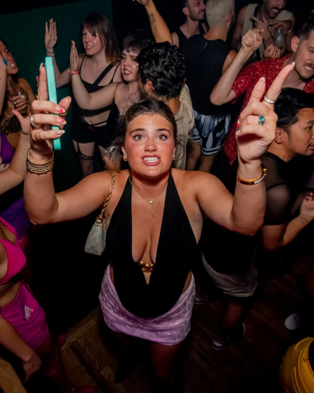 Hot Mess dance pop party - July 2025 - Kimber was the DJ - Photo by @hellacurious