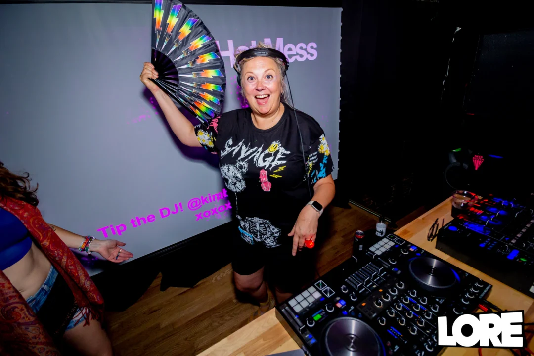 Hot Mess dance pop party - September 2025 - Kimber was the DJ - Photo by @hellacurious
