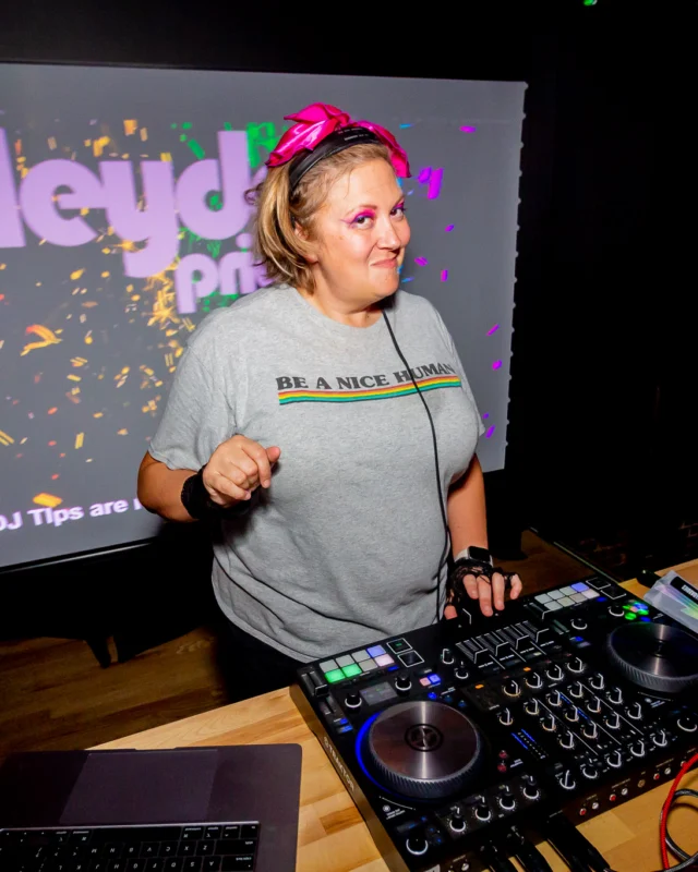 Heyday 80s party (Pride Edition) - October 2025 - Kimber was the DJ - Photo by @hellacurious