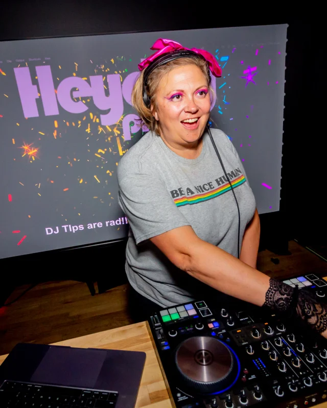 Heyday 80s party (Pride Edition) - October 2025 - Kimber was the DJ - Photo by @hellacurious