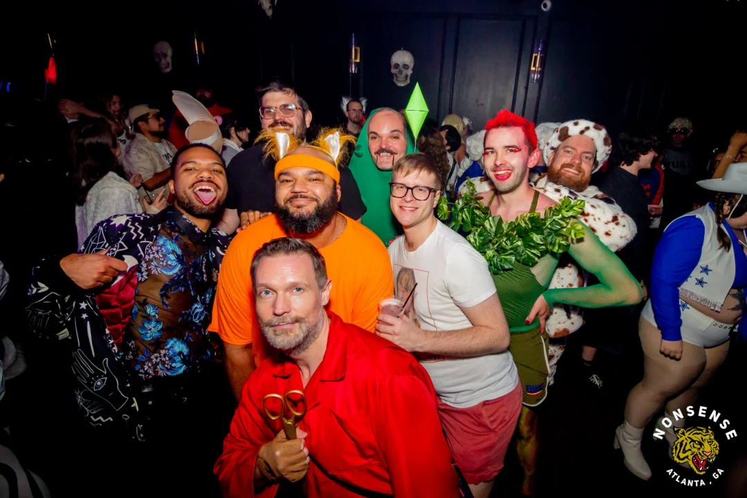 Hot Mess Halloween 2025 - Kimber was the DJ - Photo by @hellacurious