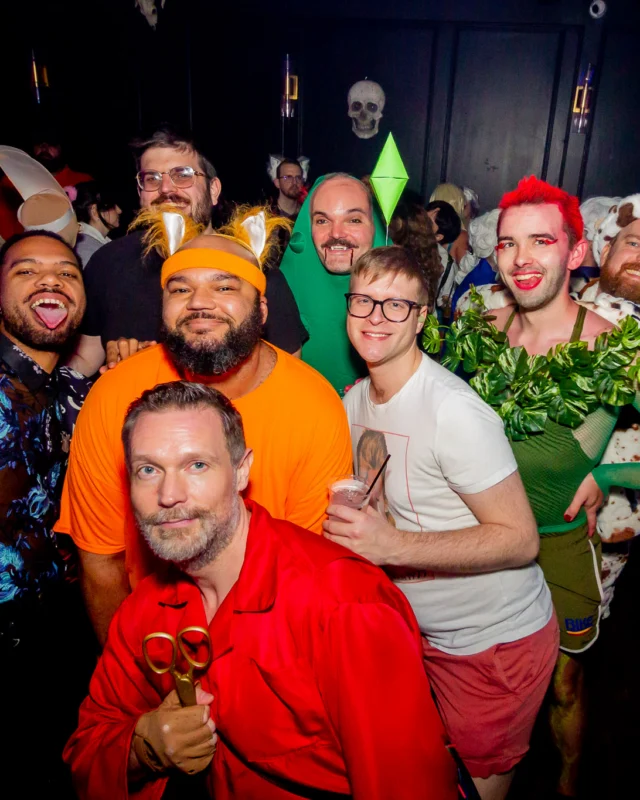 Hot Mess Halloween 2025 - Kimber was the DJ - Photo by @hellacurious