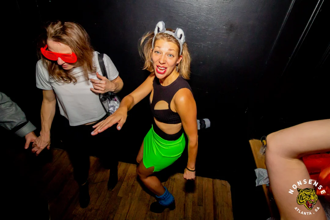 Hot Mess Halloween 2025 - Kimber was the DJ - Photo by @hellacurious