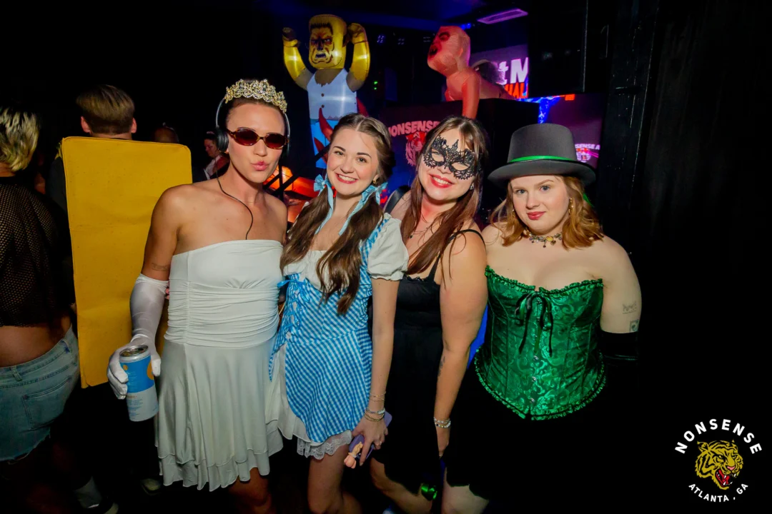 Hot Mess Halloween 2025 - Kimber was the DJ - Photo by @hellacurious