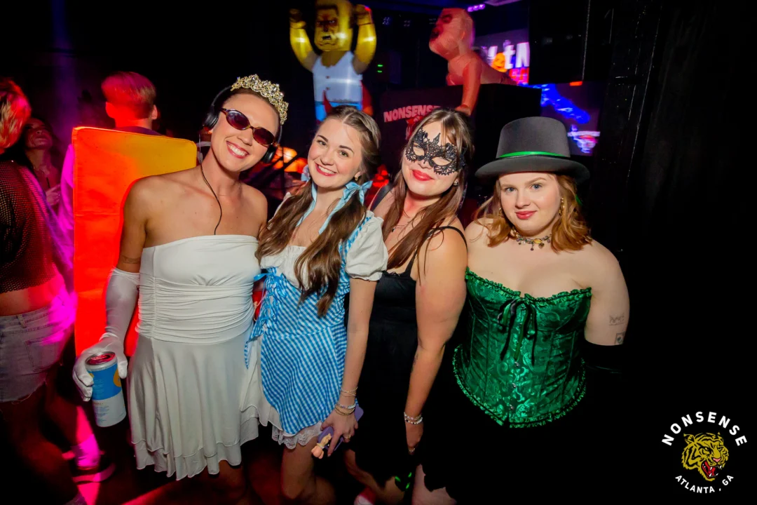 Hot Mess Halloween 2025 - Kimber was the DJ - Photo by @hellacurious