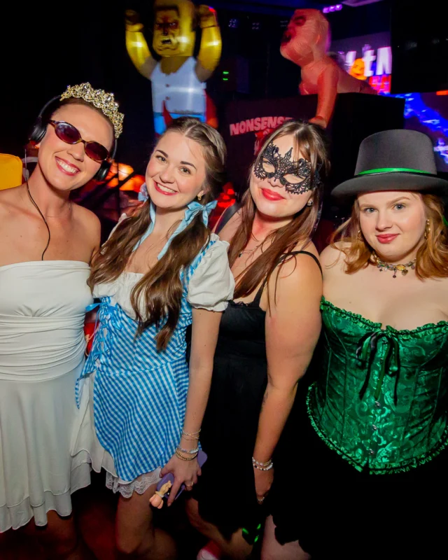 Hot Mess Halloween 2025 - Kimber was the DJ - Photo by @hellacurious