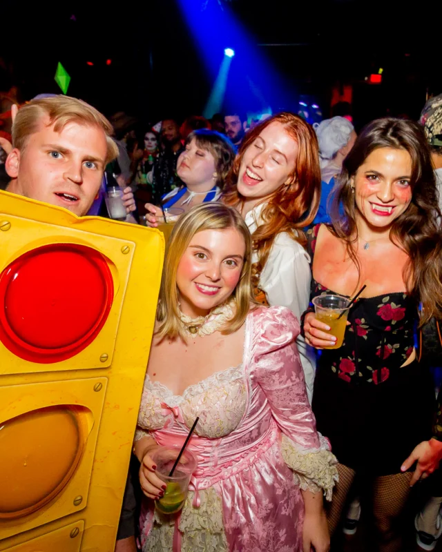 Hot Mess Halloween 2025 - Kimber was the DJ - Photo by @hellacurious