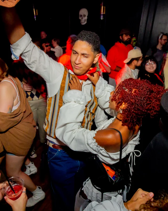 Hot Mess Halloween 2025 - Kimber was the DJ - Photo by @hellacurious