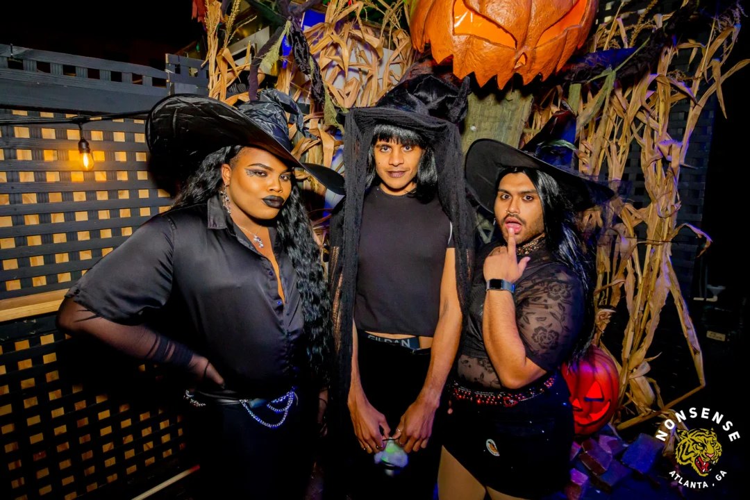 Hot Mess Halloween 2025 - Kimber was the DJ - Photo by @hellacurious
