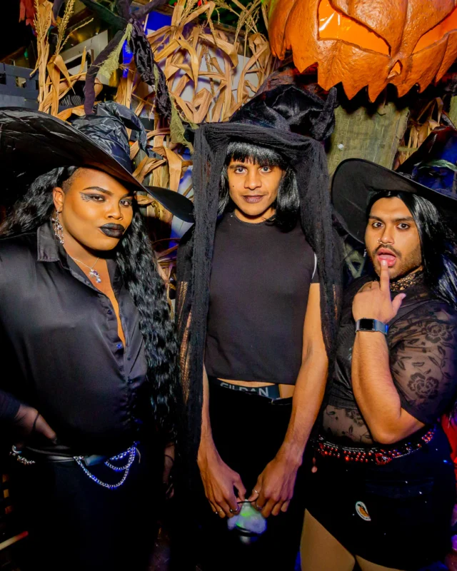 Hot Mess Halloween 2025 - Kimber was the DJ - Photo by @hellacurious