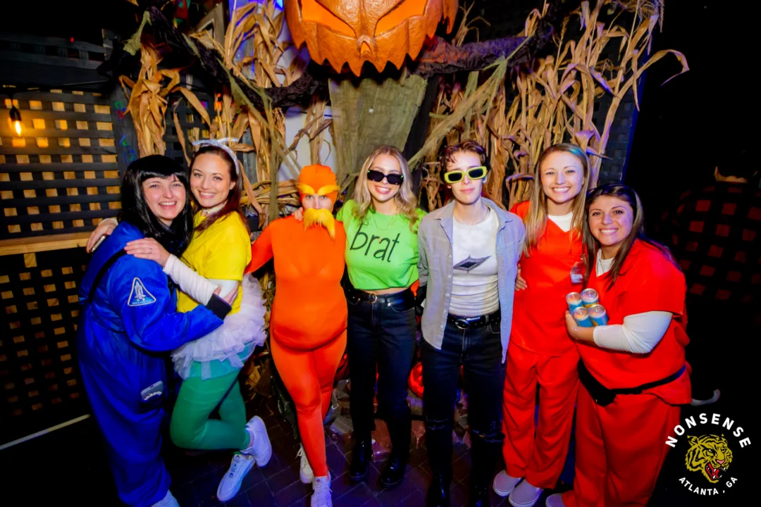 Hot Mess Halloween 2025 - Kimber was the DJ - Photo by @hellacurious