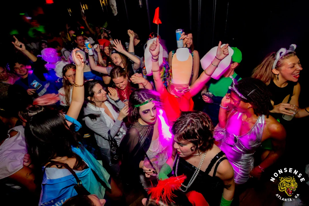 Hot Mess Halloween 2025 - Kimber was the DJ - Photo by @hellacurious