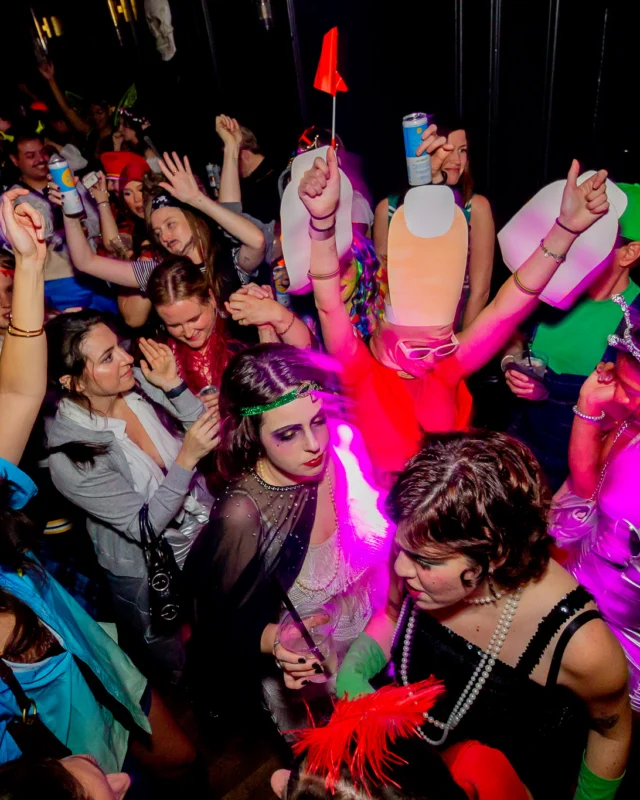 Hot Mess Halloween 2025 - Kimber was the DJ - Photo by @hellacurious