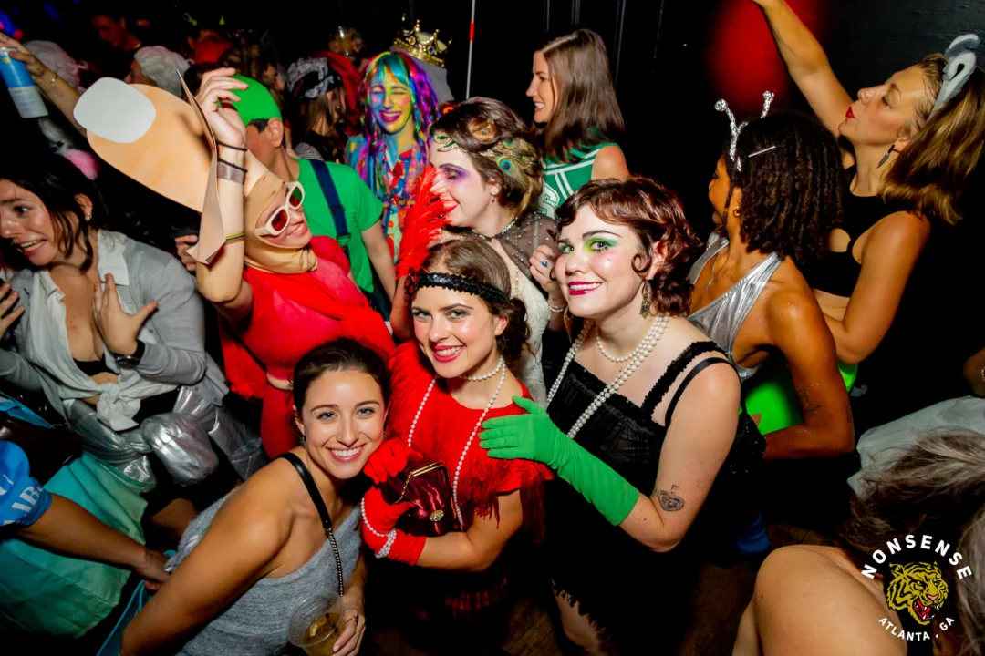 Hot Mess Halloween 2025 - Kimber was the DJ - Photo by @hellacurious