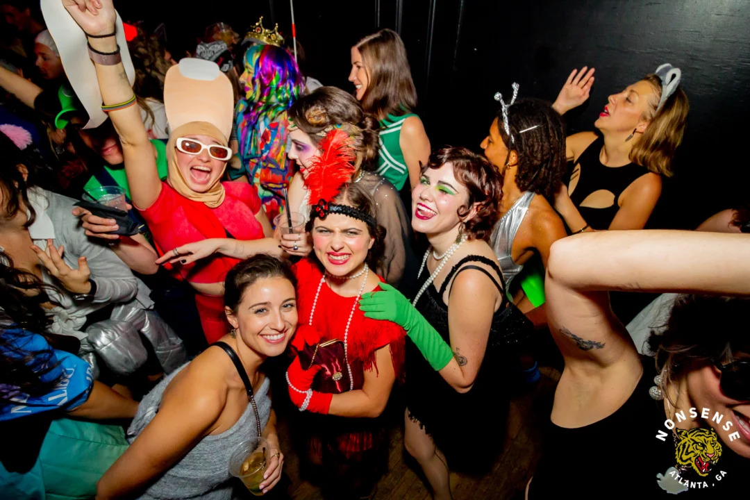 Hot Mess Halloween 2025 - Kimber was the DJ - Photo by @hellacurious