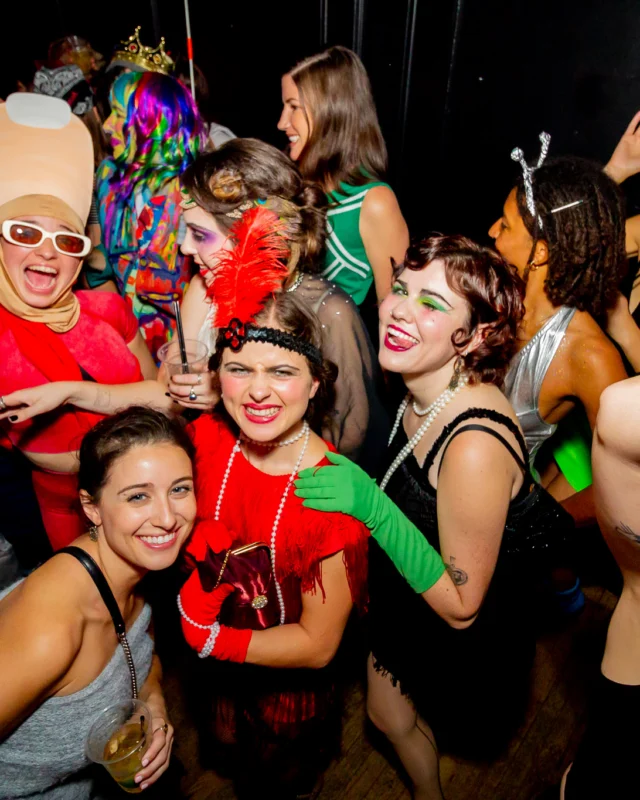 Hot Mess Halloween 2025 - Kimber was the DJ - Photo by @hellacurious