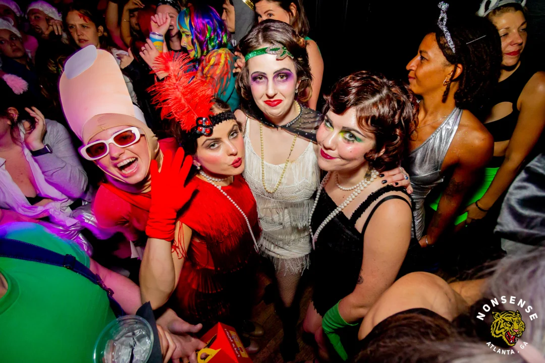Hot Mess Halloween 2025 - Kimber was the DJ - Photo by @hellacurious