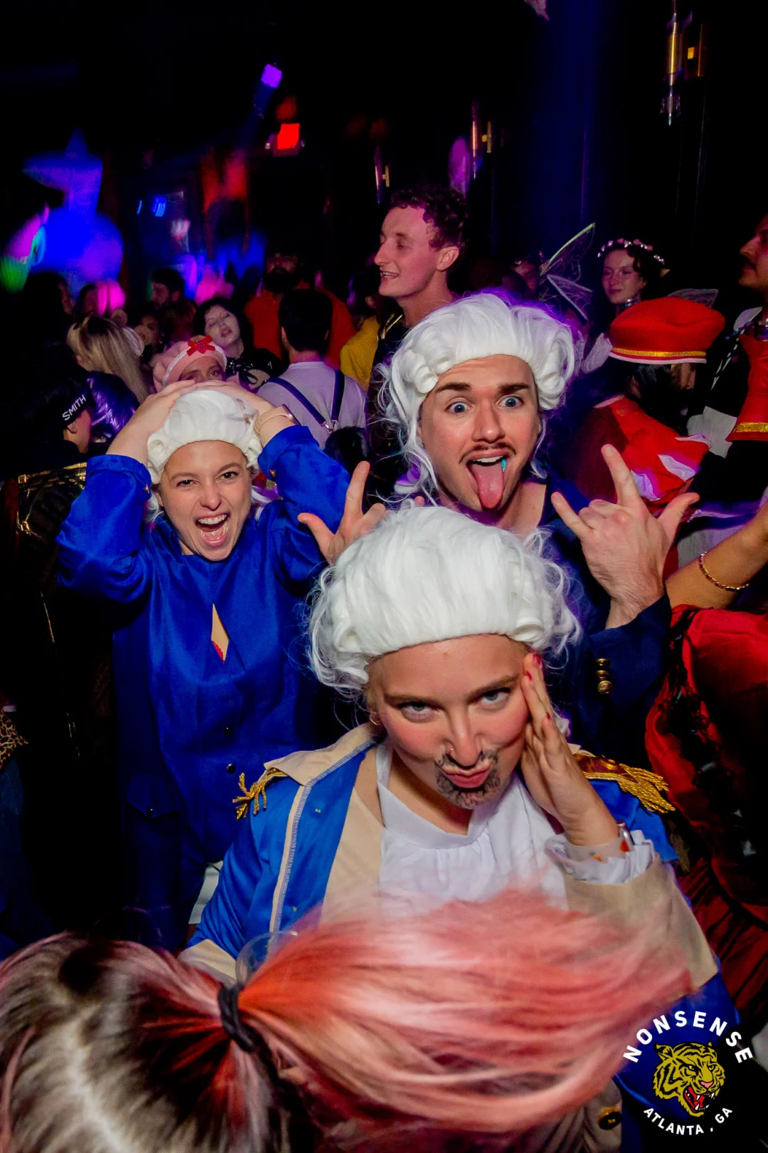 Hot Mess Halloween 2025 - Kimber was the DJ - Photo by @hellacurious