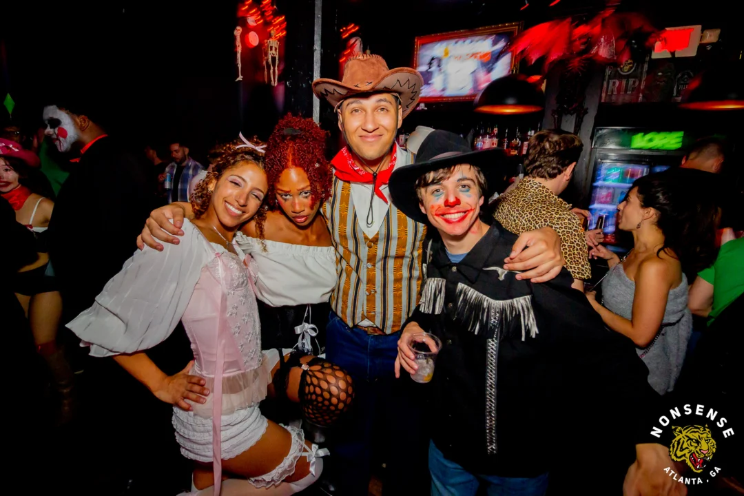 Hot Mess Halloween 2025 - Kimber was the DJ - Photo by @hellacurious