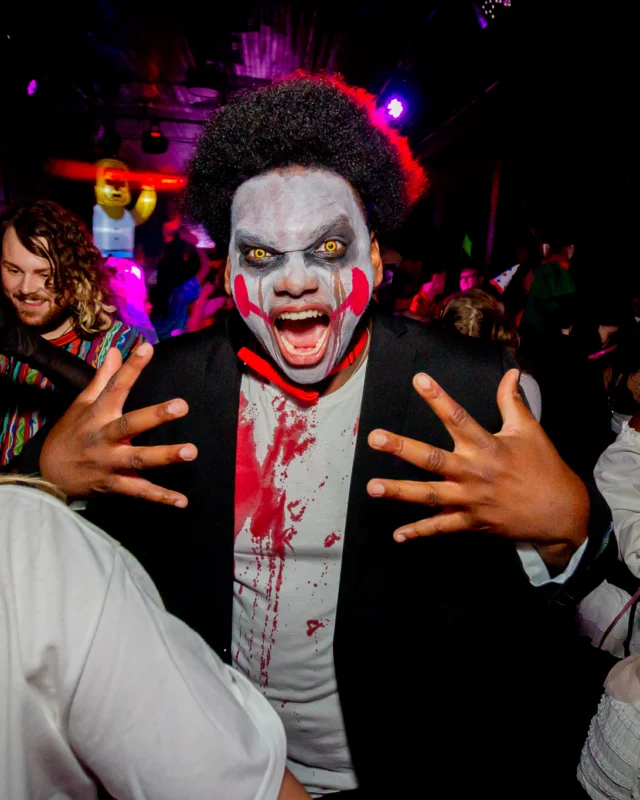 Hot Mess Halloween 2025 - Kimber was the DJ - Photo by @hellacurious