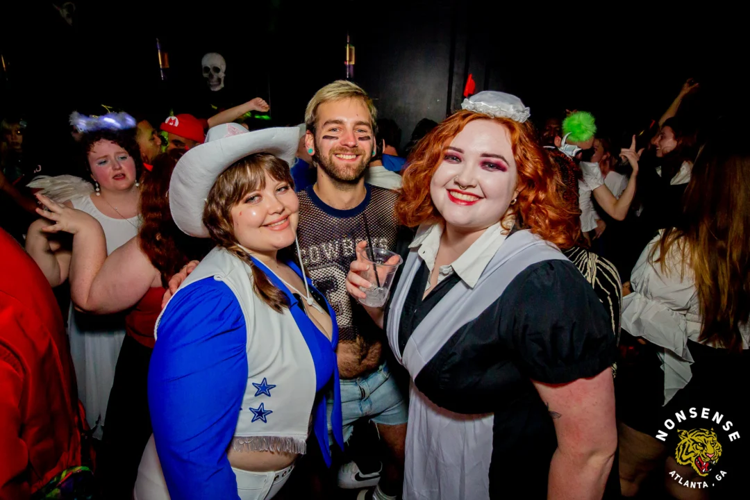 Hot Mess Halloween 2025 - Kimber was the DJ - Photo by @hellacurious