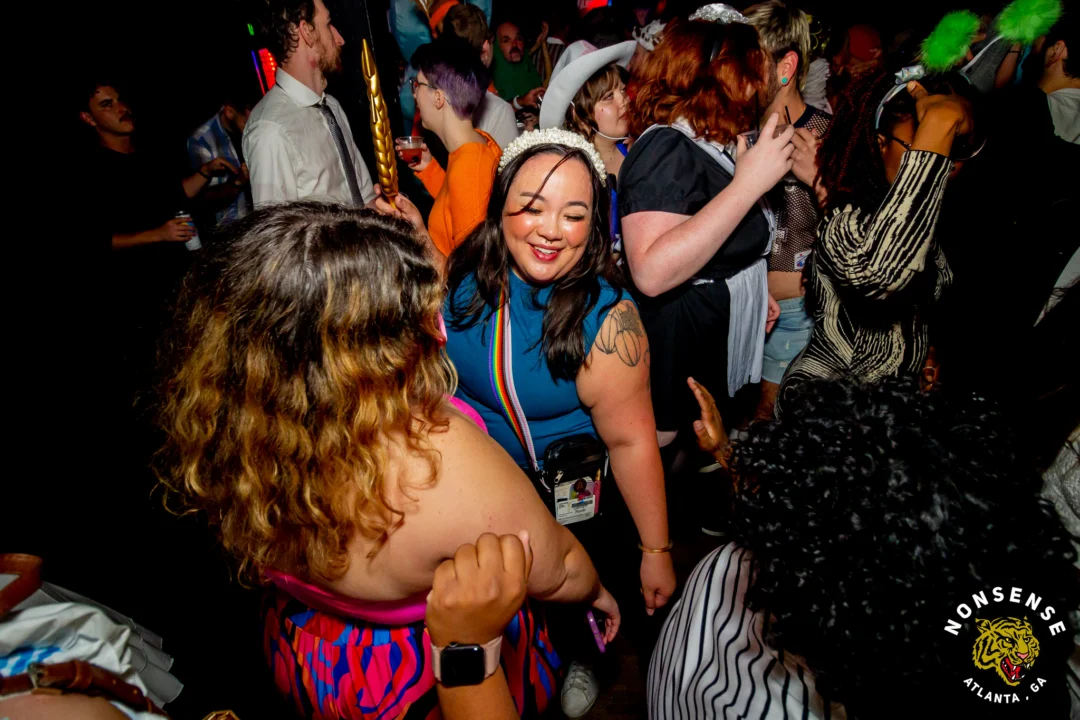 Hot Mess Halloween 2025 - Kimber was the DJ - Photo by @hellacurious