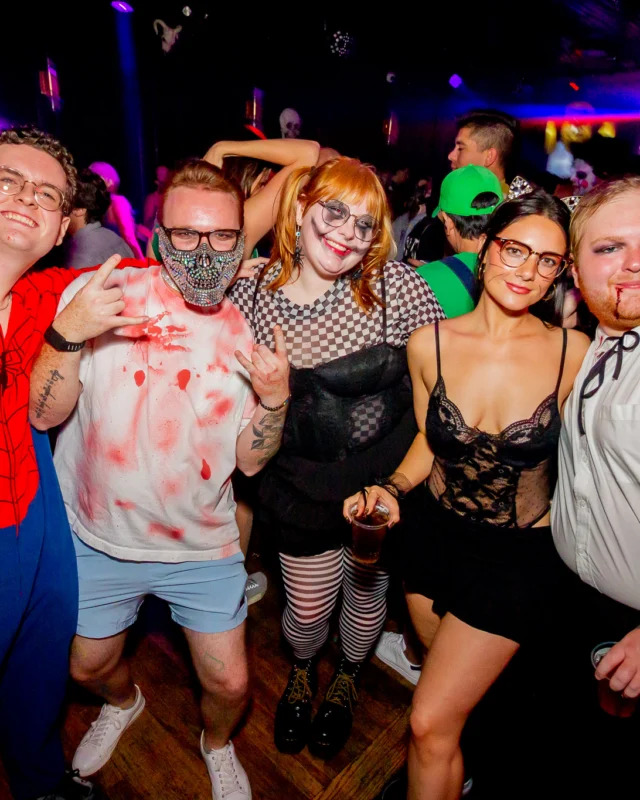 Hot Mess Halloween 2025 - Kimber was the DJ - Photo by @hellacurious