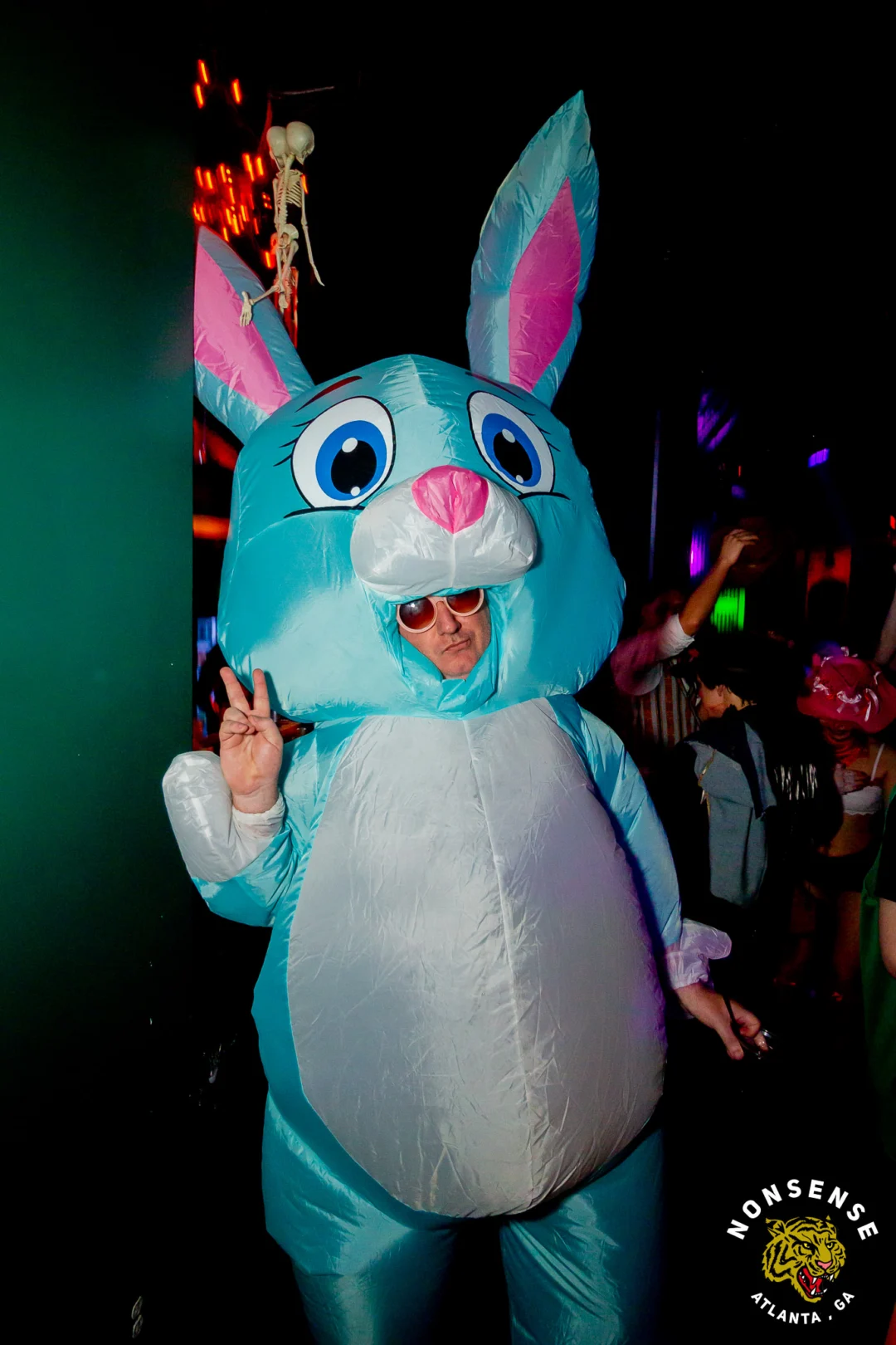 Hot Mess Halloween 2025 - Kimber was the DJ - Photo by @hellacurious