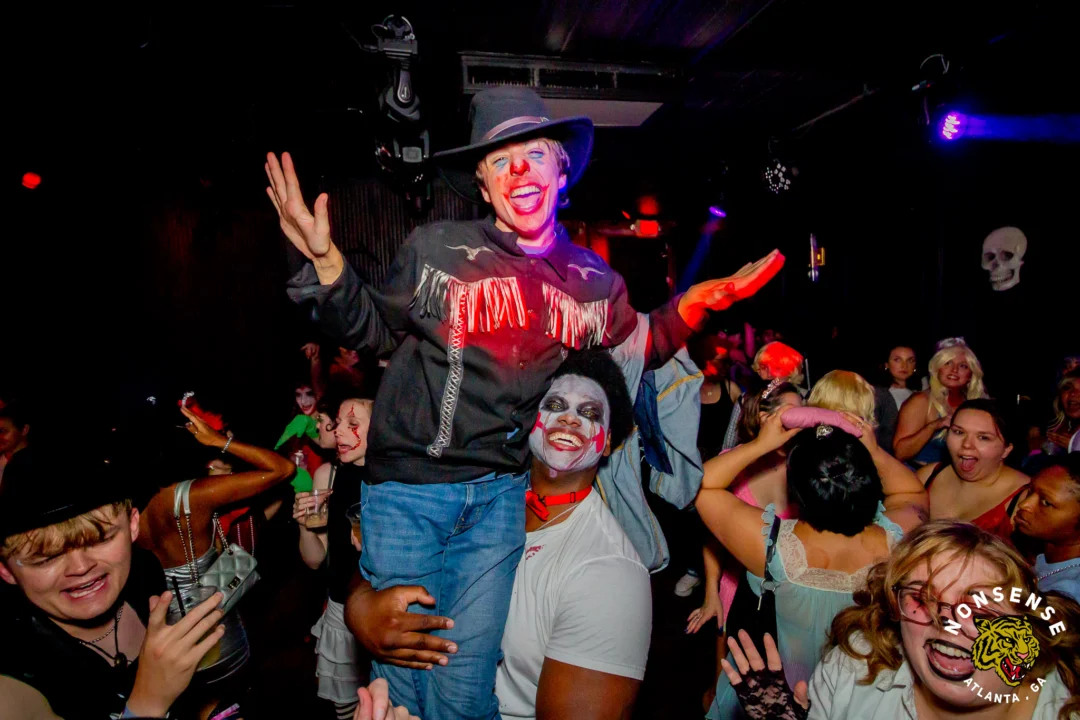 Hot Mess Halloween 2025 - Kimber was the DJ - Photo by @hellacurious