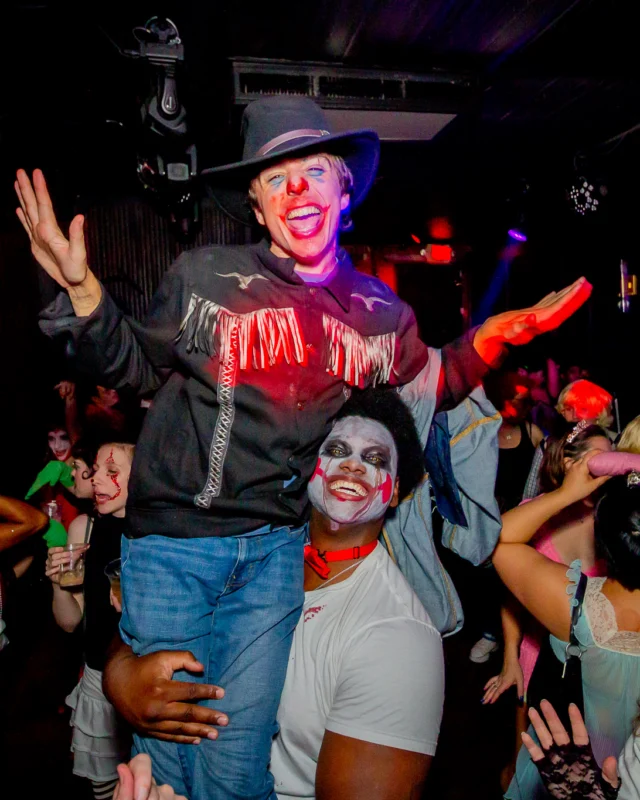 Hot Mess Halloween 2025 - Kimber was the DJ - Photo by @hellacurious