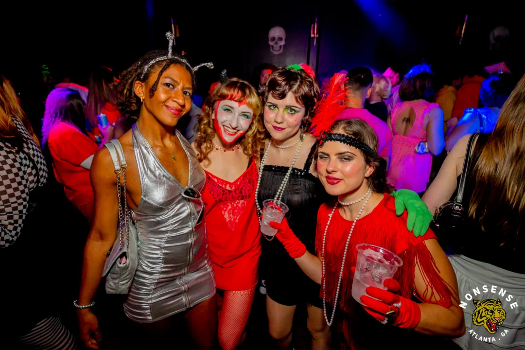 Hot Mess Halloween 2025 - Kimber was the DJ - Photo by @hellacurious