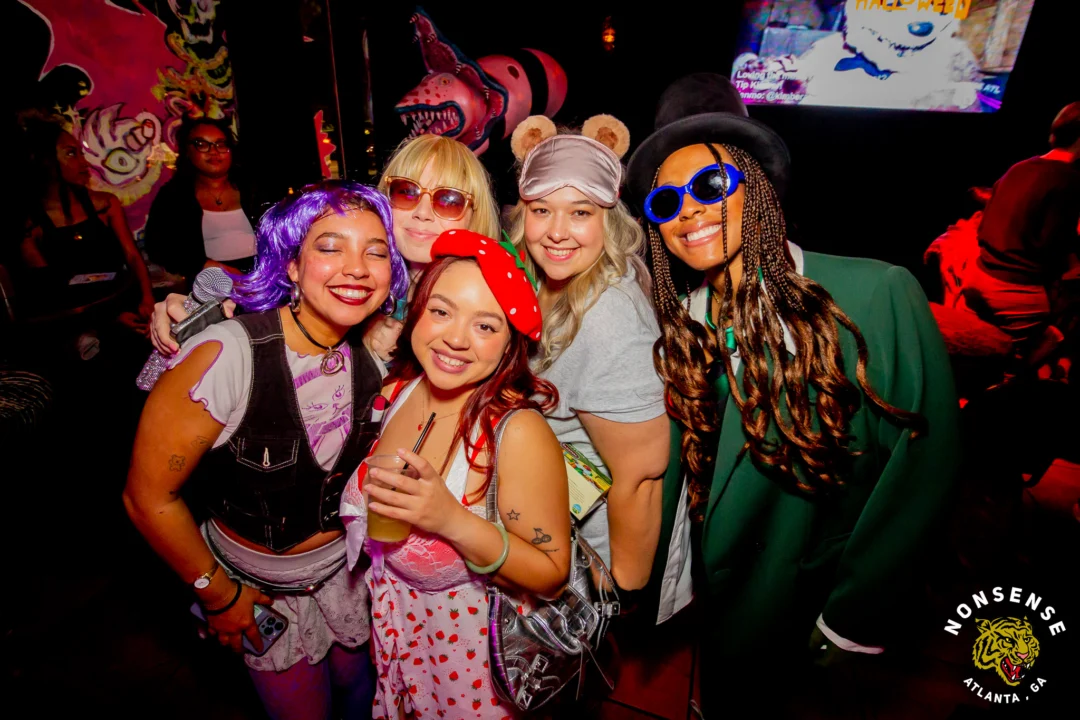 Hot Mess Halloween 2025 - Kimber was the DJ - Photo by @hellacurious