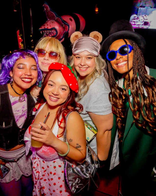 Hot Mess Halloween 2025 - Kimber was the DJ - Photo by @hellacurious