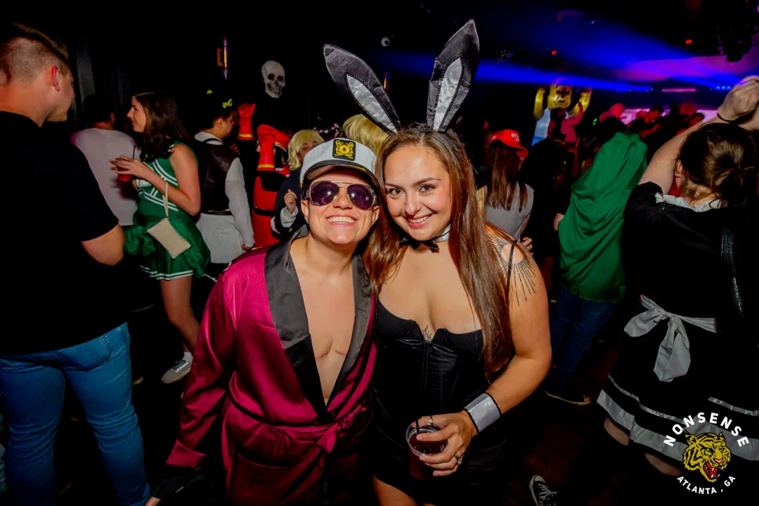 Hot Mess Halloween 2025 - Kimber was the DJ - Photo by @hellacurious