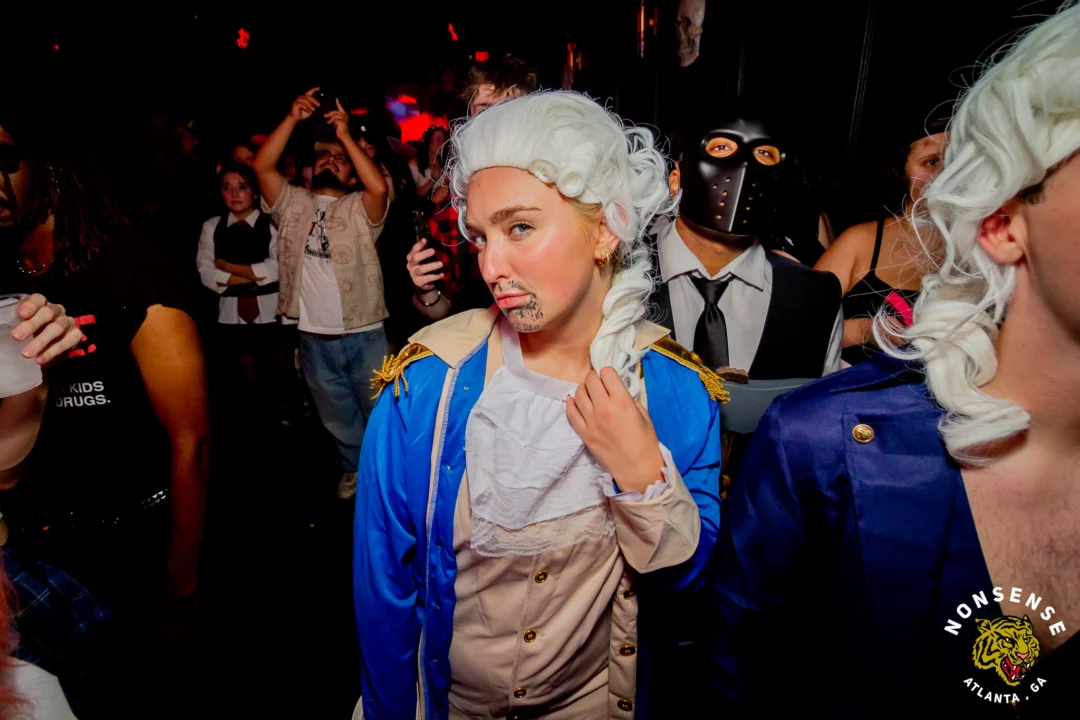 Hot Mess Halloween 2025 - Kimber was the DJ - Photo by @hellacurious