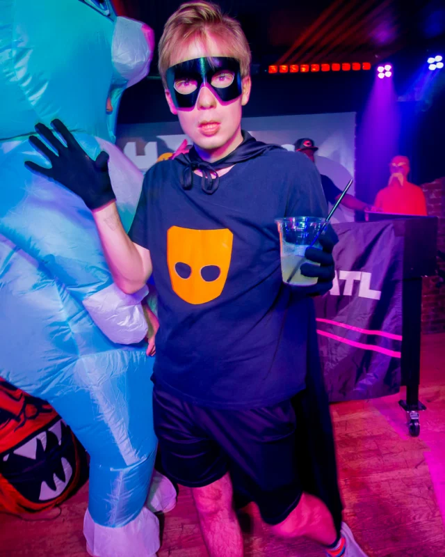 Hot Mess Halloween 2025 - Kimber was the DJ - Photo by @hellacurious