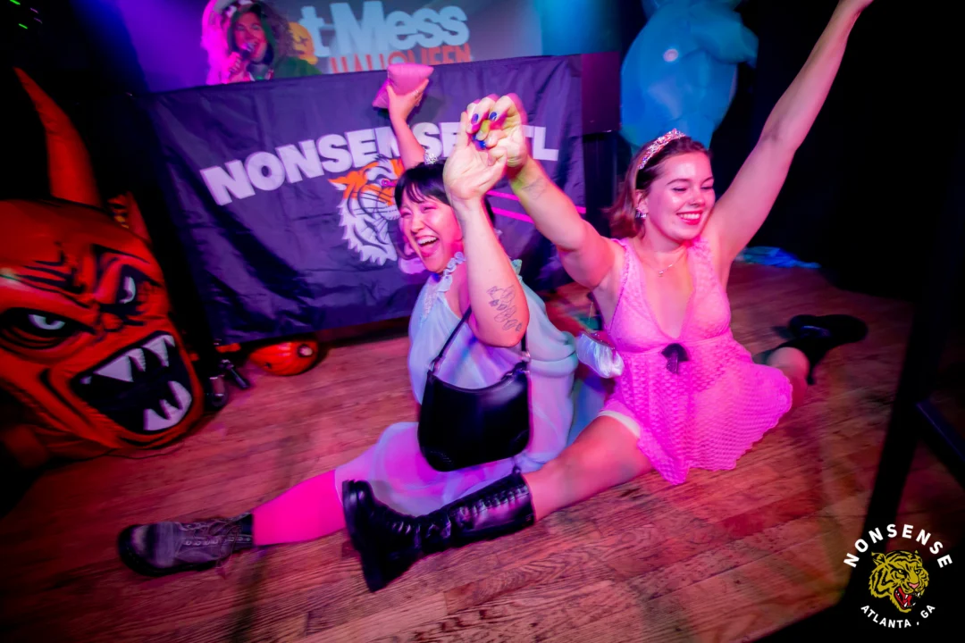 Hot Mess Halloween 2025 - Kimber was the DJ - Photo by @hellacurious