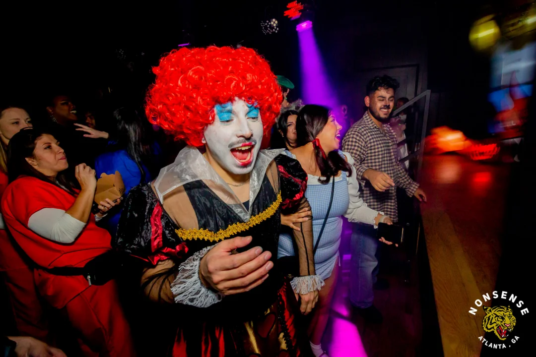 Hot Mess Halloween 2025 - Kimber was the DJ - Photo by @hellacurious