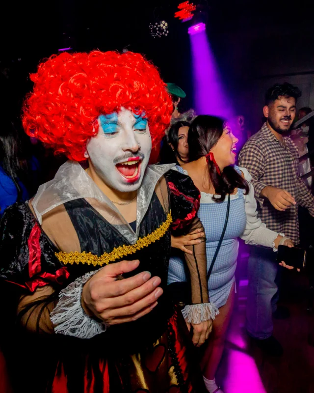 Hot Mess Halloween 2025 - Kimber was the DJ - Photo by @hellacurious