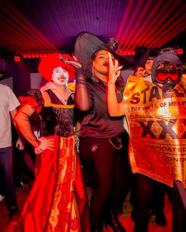 Hot Mess Halloween 2025 - Kimber was the DJ - Photo by @hellacurious