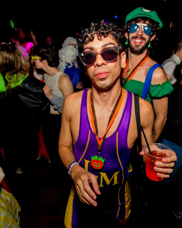 Hot Mess Halloween 2025 - Kimber was the DJ - Photo by @hellacurious