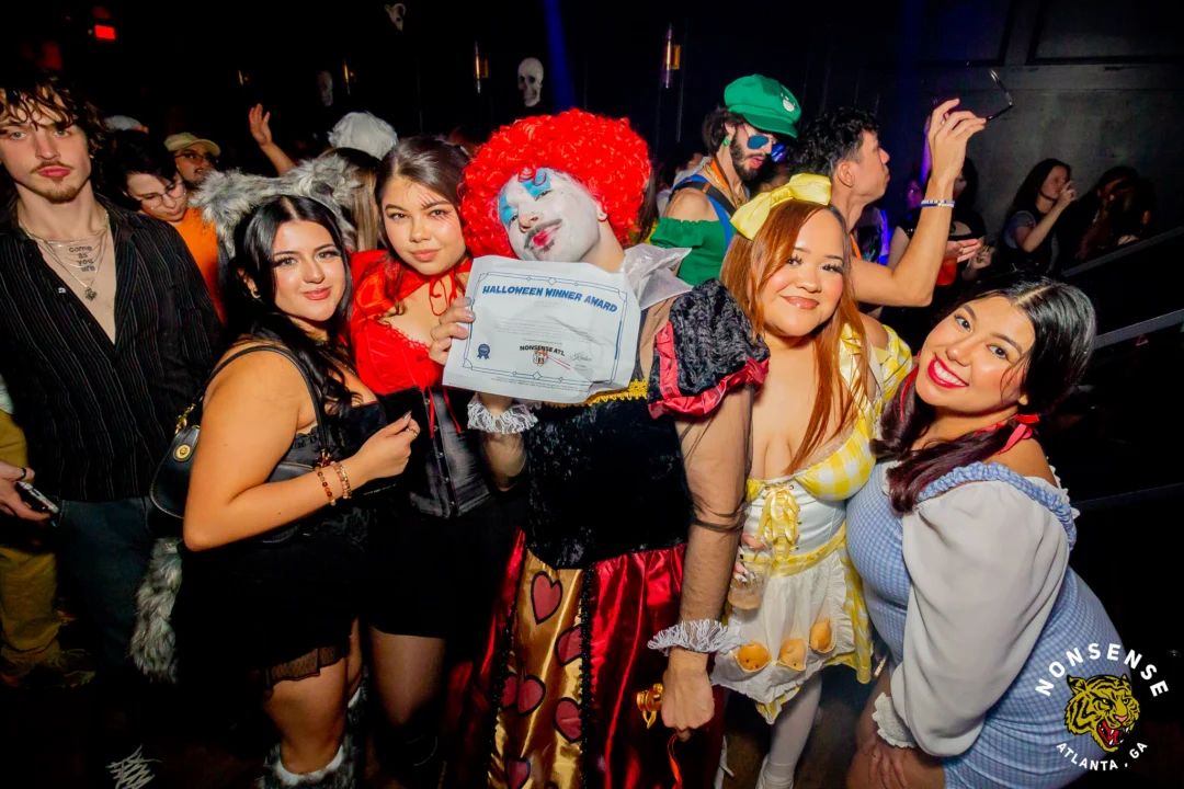 Hot Mess Halloween 2025 - Kimber was the DJ - Photo by @hellacurious
