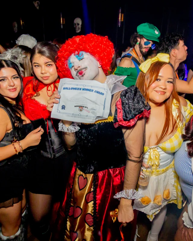 Hot Mess Halloween 2025 - Kimber was the DJ - Photo by @hellacurious