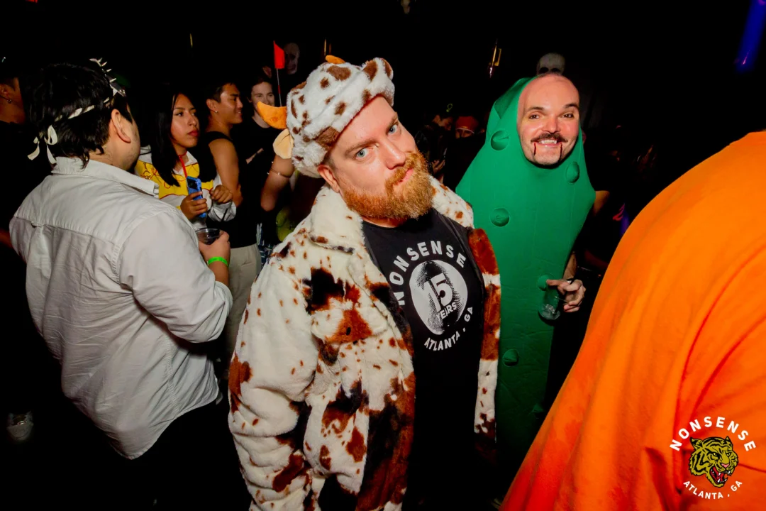 Hot Mess Halloween 2025 - Kimber was the DJ - Photo by @hellacurious